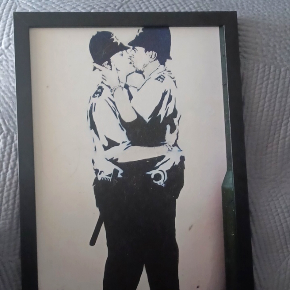 Banksy wall art
